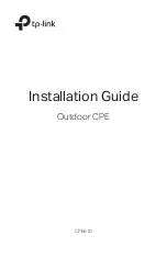 Preview for 1 page of TP-Link CPE610 Installation Manual