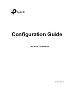 TP-Link GPON OLT P1200-08 Configuration Manual preview