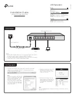 TP-Link JetStream T1500G-8T Installation Manual preview