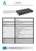 Предварительный просмотр 2 страницы TP-Link JetStream TL-SG3424 User Manual