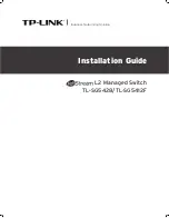 Предварительный просмотр 1 страницы TP-Link JetStream TL-SG5412F Installation Manual