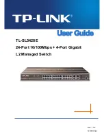 TP-Link JetStream TL-SL5428E User Manual preview