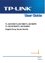 TP-Link L-SG1024DE User Manual preview