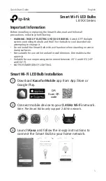 Preview for 3 page of TP-Link LB1 Series Quick Start Manual