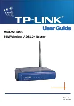 TP-Link MR0-W8901G User Manual предпросмотр