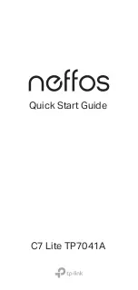 TP-Link Neffos C7 Lite TP7041A Quick Start Manual предпросмотр