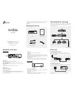 Preview for 1 page of TP-Link omada OC200 Installation Manual