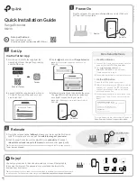 Предварительный просмотр 1 страницы TP-Link RE230 Quick Installation Manual