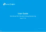 TP-Link Tapo P110 User Manual предпросмотр