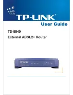 TP-Link TD-8840 User Manual предпросмотр