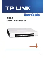 Предварительный просмотр 1 страницы TP-Link TD-8841 User Manual