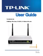 TP-Link TD-W300KIT User Manual предпросмотр