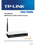 TP-Link TD-W8901GB User Manual preview