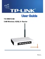 Preview for 1 page of TP-Link TD-W8910GB User Manual