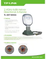 TP-Link TL-ANT2406A Specifications preview