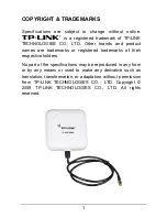 Preview for 2 page of TP-Link TL-ANT2409A User Manual