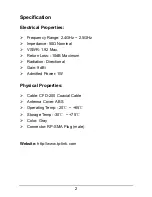 Preview for 3 page of TP-Link TL-ANT2409A User Manual