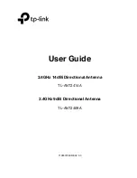 Preview for 1 page of TP-Link TL-ANT2414A User Manual