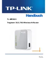 TP-Link TL-MR3020 (German) Handbuch предпросмотр