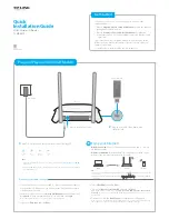 Preview for 1 page of TP-Link TL-MR3420 Quick Installation Manual