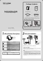 Предварительный просмотр 1 страницы TP-Link TL-PA2010 Quick Installation Manual