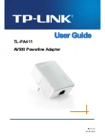 TP-Link TL-PA411 User Manual предпросмотр