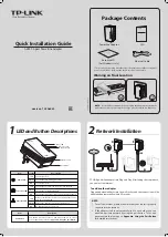 Предварительный просмотр 1 страницы TP-Link TL-PA6030 Quick Installation Manual