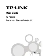 Предварительный просмотр 1 страницы TP-Link TL-POE200 User Manual