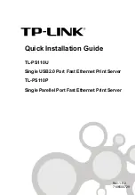 TP-Link TL-PS110P Quick Installation Manual preview