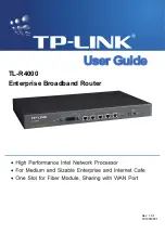 TP-Link TL-R4000+ User Manual предпросмотр