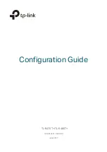 Preview for 1 page of TP-Link TL-R470T Plus Configuration Manual