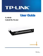 Предварительный просмотр 1 страницы TP-Link TL-R860 User Manual