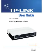 Предварительный просмотр 1 страницы TP-Link TL-SG1008D - Switch User Manual