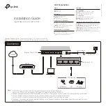 Preview for 1 page of TP-Link TL-SG1008P Installation Manual