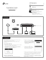 Preview for 1 page of TP-Link TL-SG105E Installation Manual