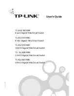 TP-Link TL-SG2109WEB - Switch User Manual preview