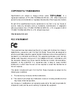 Preview for 2 page of TP-Link TL-SL1117 User Manual