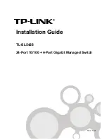 TP-Link TL-SL5428 Installation Manual preview