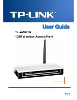 Preview for 1 page of TP-Link TL-WA601G User Manual