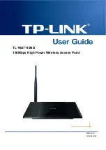 TP-Link TL-WA7110ND User Manual preview