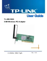 Preview for 1 page of TP-Link TL-WN350G User Manual