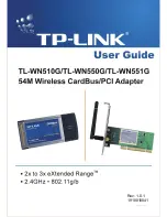 TP-Link TL-WN510G User Manual preview