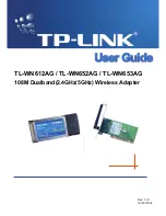 Предварительный просмотр 1 страницы TP-Link TL-WN612AG User Manual