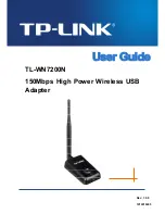 Предварительный просмотр 1 страницы TP-Link TL-WN7200N User Manual