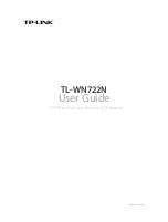 Preview for 1 page of TP-Link TL-WN722N User Manual