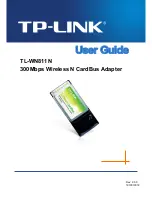 Предварительный просмотр 1 страницы TP-Link TL-WN811N User Manual