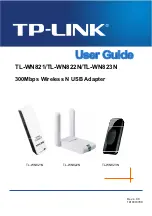 Предварительный просмотр 1 страницы TP-Link TL-WN821 User Manual