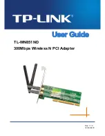 TP-Link TL-WN851ND User Manual предпросмотр