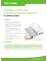 TP-Link TL-WPA4220KIT Specifications предпросмотр