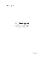 Предварительный просмотр 1 страницы TP-Link TL-WPA4530 User Manual